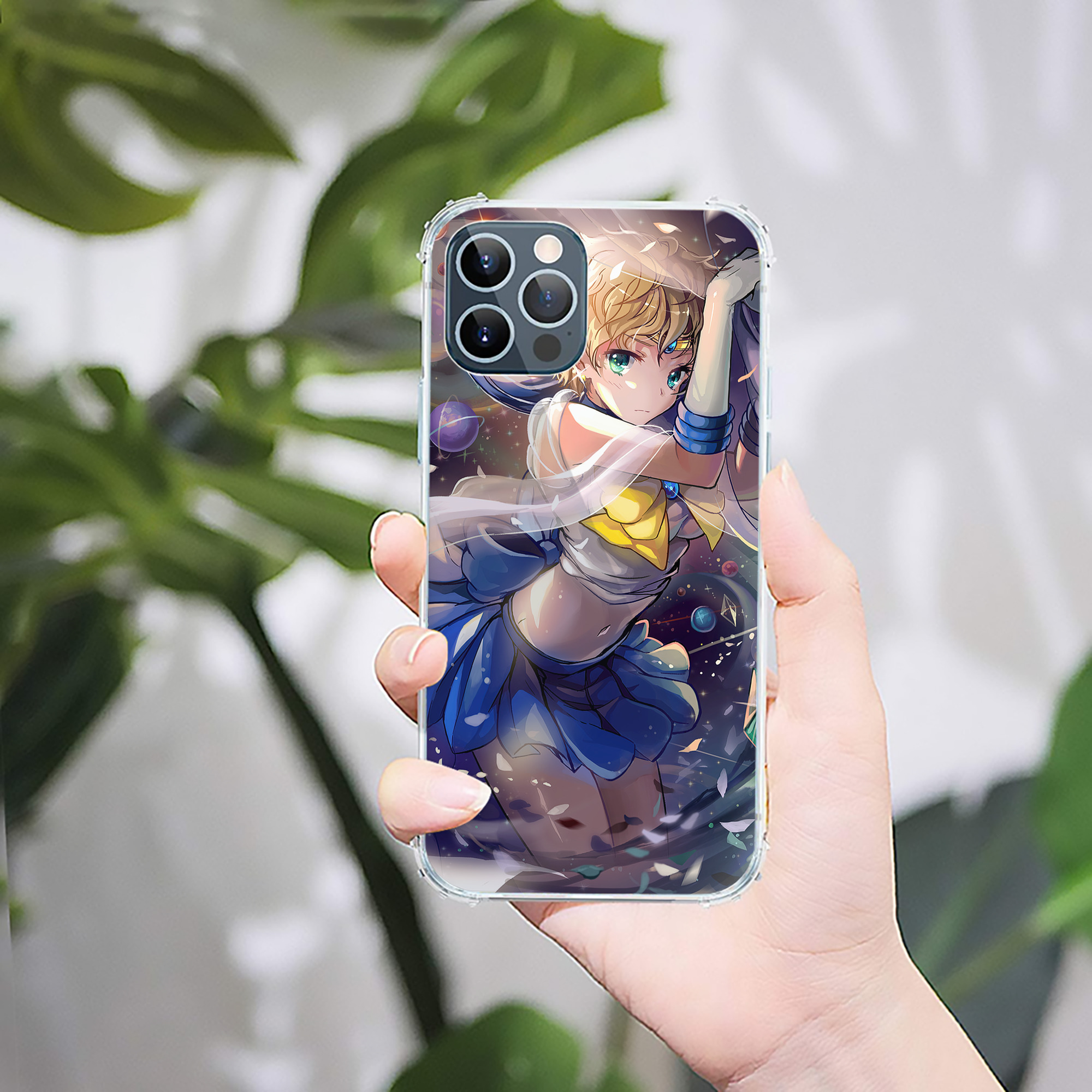 （画像用） 美少女戦士セーラームーン Sailor Moon 【iPhone 12シリーズ対応】透明スマホケース（クリアソフトケース）